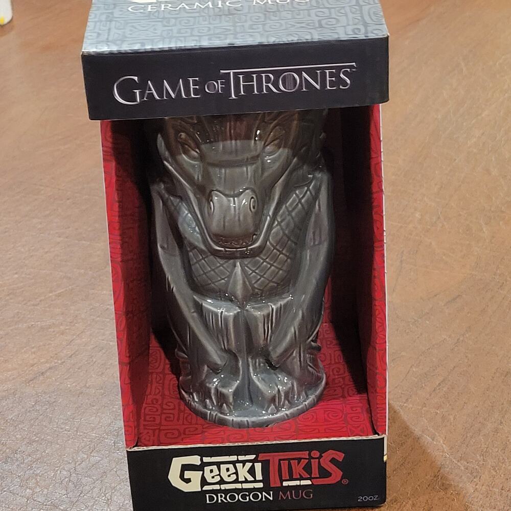 Geeki Tikis Game of Thrones Drogon the Dragon Tiki Mug | Holds 20 Ounces New - Picture 2 of 12